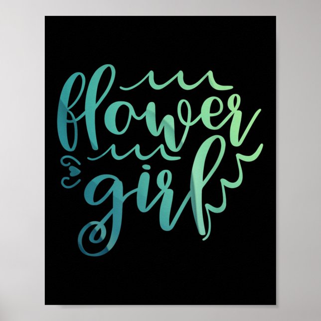 Póster Chica Boda Shirt Bride Boda Squad (Frente)