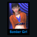 Póster Chica Bomber<br><div class="desc"></div>
