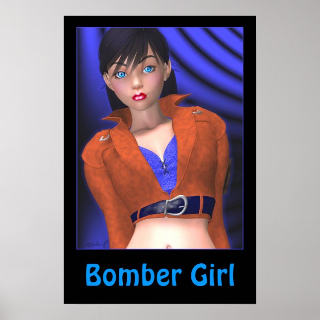 Póster Chica Bomber (Frente)