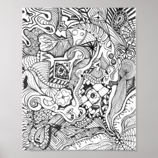 Póster Chica bonito Wook