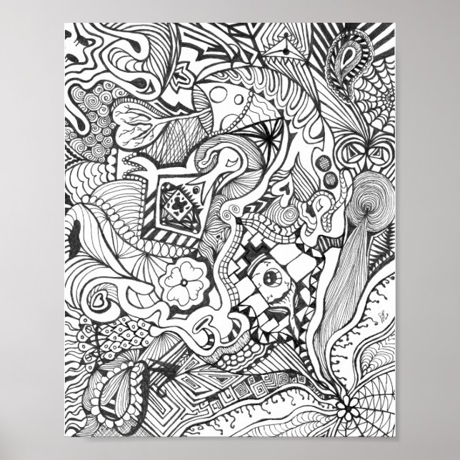 Póster Chica bonito Wook (Frente)