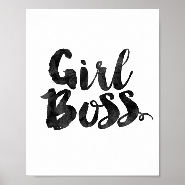 Póster Chica Boss (Frente)