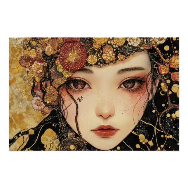 Póster Chica cibernético (Anverso)