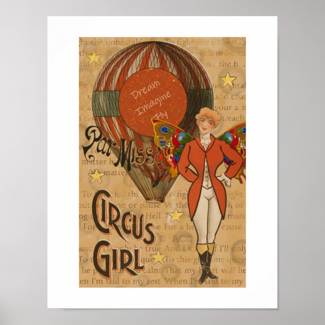 Póster Chica Circus (Frente)