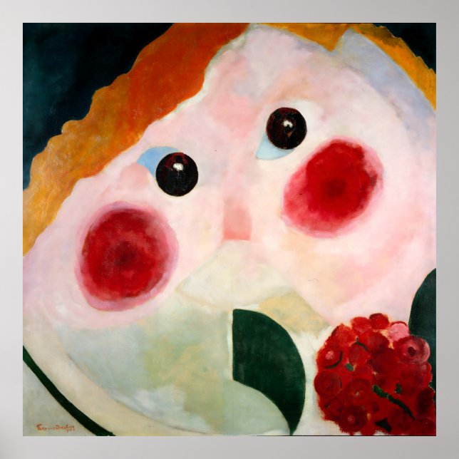 Póster Chica con Buttercups de Theo van Doesburg (Frente)