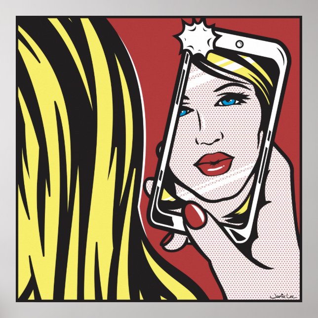 Póster Chica con cámara (Frente)