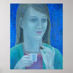 Póster Chica con chocolate 2011