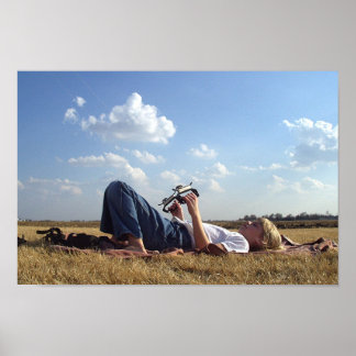 Póster Chica Con Cometa