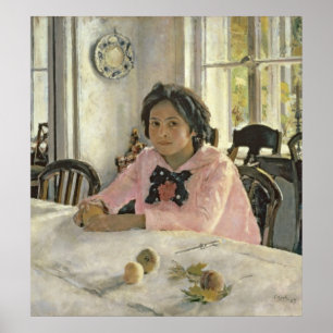 Póster Chica con los melocotones, 1887
