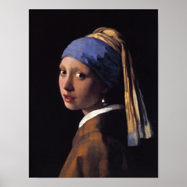 Póster Chica con Pearl Earring (Frente)