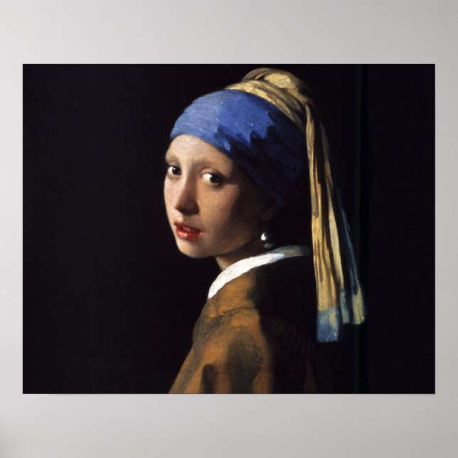 Póster Chica con Pearl Earring (Frente)