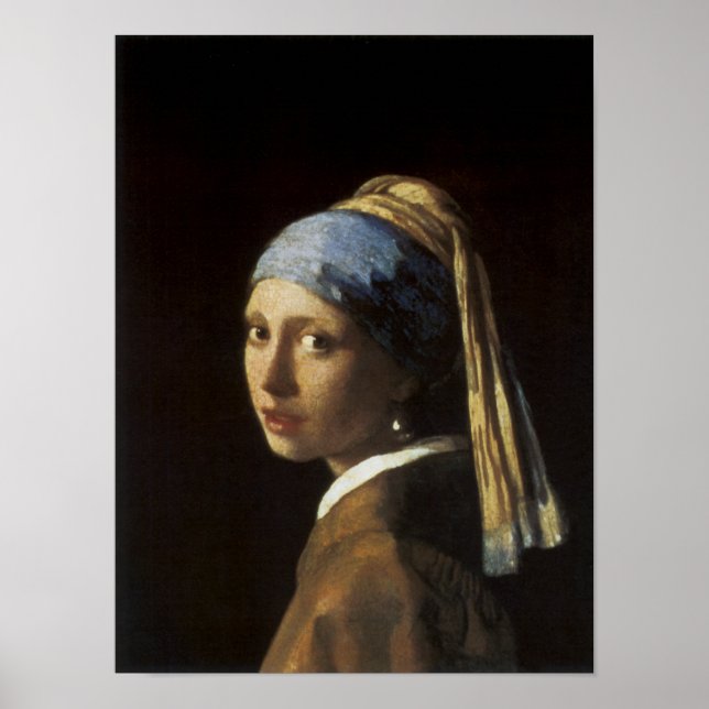 Póster Chica con Pearl Earring (Frente)