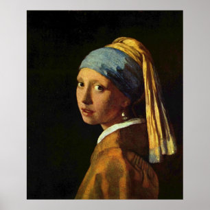 Póster Chica con Pearl Earring