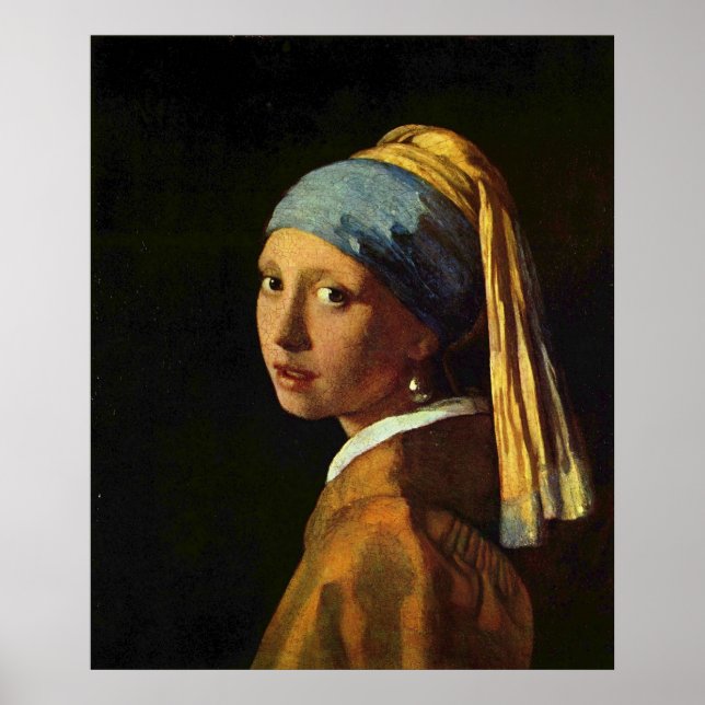 Póster Chica con Pearl Earring (Frente)