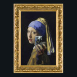 Póster Chica con Pearl Earring - autodisparo<br><div class="desc"></div>