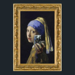 Póster Chica con Pearl Earring - autodisparo<br><div class="desc"></div>