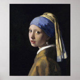 Póster Chica con Pearl Earring de Johannes Vermeer