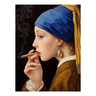 Póster Chica con Pearl Earring Smony