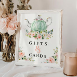 Póster Chica Cumpleaños Fiestas Par-Tea Regalos Y Cartas 