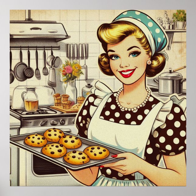 Póster Chica Cupcake (Frente)