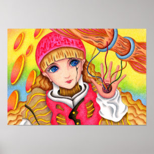 Póster Chica cyborg.