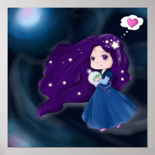 Póster Chica de amor