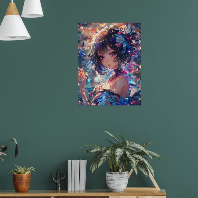 Póster Chica de Anime Fantasía (Salón 1)
