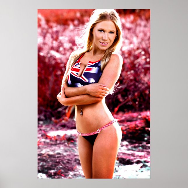 Póster Chica de Australia (Frente)