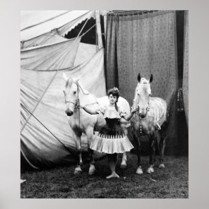 Póster Chica de Bareback: 1904