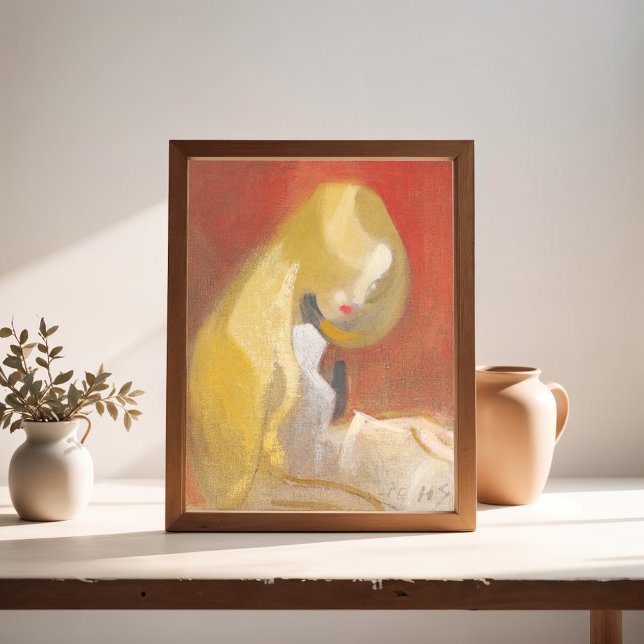 Póster Chica de Blonde Hair, Helene Schjerfbeck (Subido por el creador)