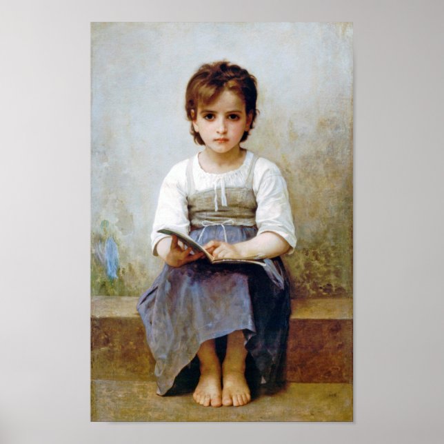 Póster Chica de Bouguereau (Frente)