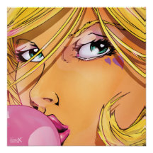 Chica de burbujas - Corte