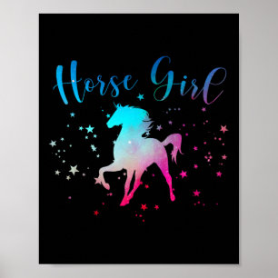 Póster Chica de caballos Caballo Caballo equitación ecues