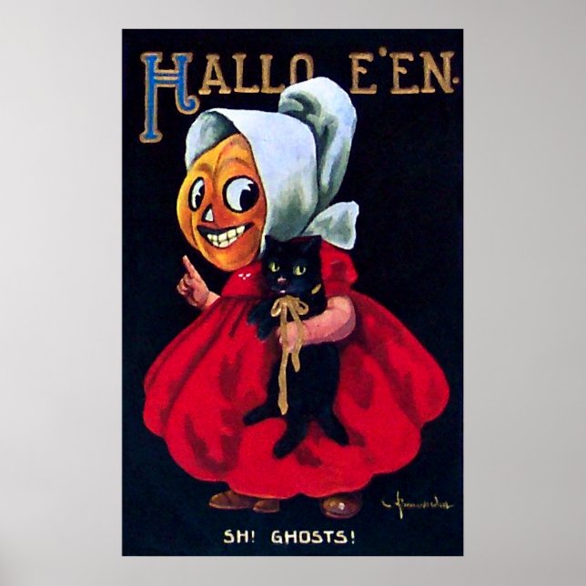 Póster Chica de calabaza (Frente)