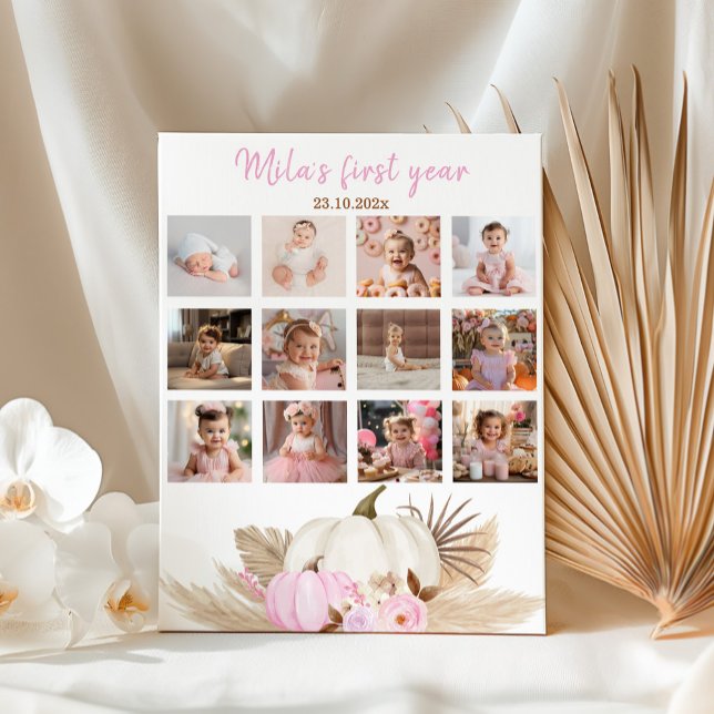 Póster Chica de calabaza Poster de foto de primer año (Subido por el creador)