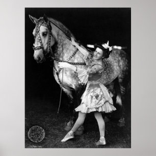 Póster Chica de Circo: 1908