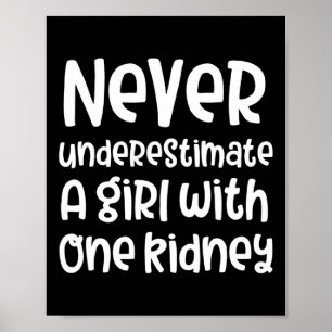 Póster Chica De Concienciación Sobre La Enfermedad Renal