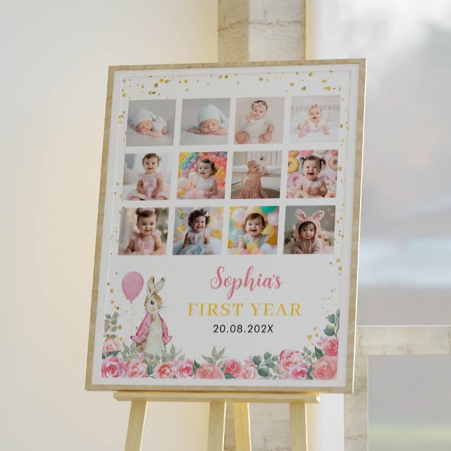 Póster Chica de conejo Poster de foto de cumpleaños (Subido por el creador)