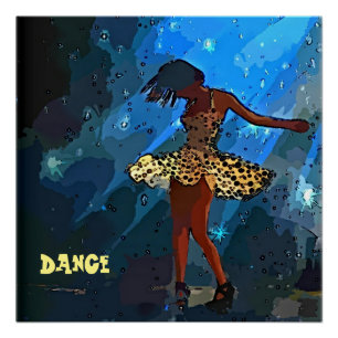 Póster Chica de danza