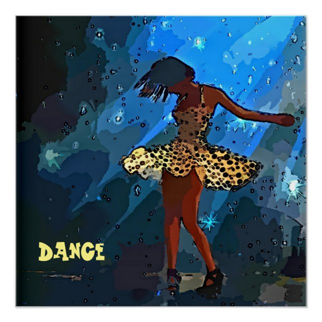 Póster Chica de danza (Anverso)