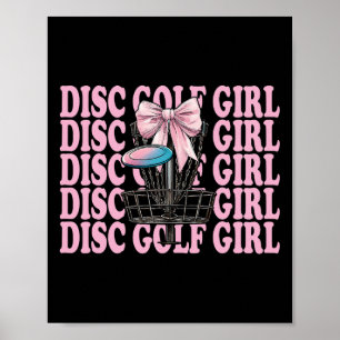 Póster Chica de Disc Golf Mamá de Disc Golf Día de la Mad