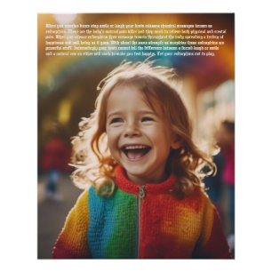 Póster Chica de Felicidad