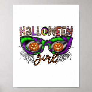 Póster Chica de Halloween