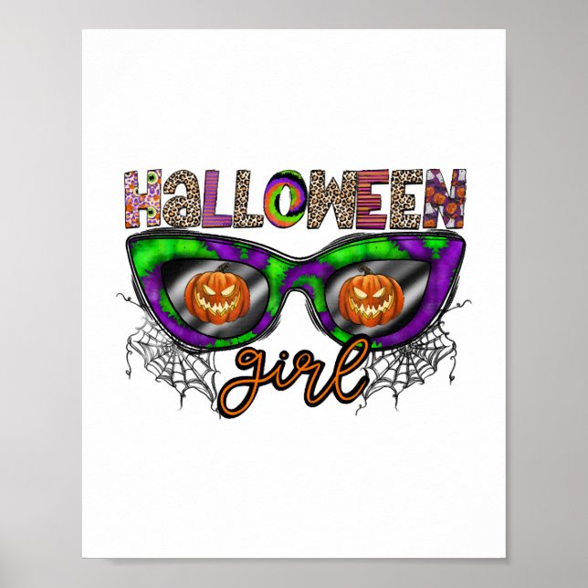 Póster Chica de Halloween (Frente)