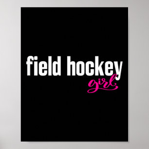 Póster Chica de hockey sobre hierba (1)