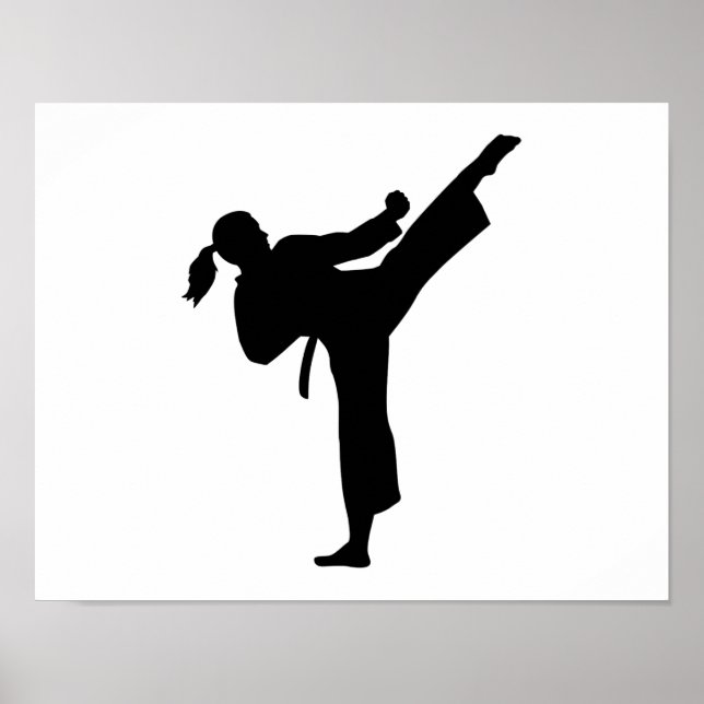 Póster Chica de Karate (Frente)