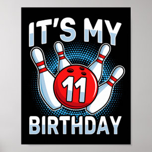 Póster chica de la Fiesta de los Niños de 11 años