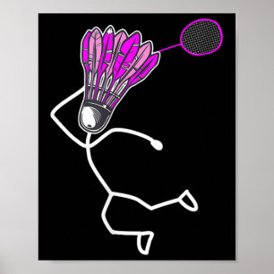 Póster Chica de la figura del Guay Stick de estilo Badmin