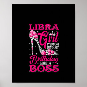 Póster Chica de la libia entrando a mi altura de cumpleañ