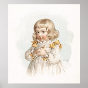 Póster Chica de la primavera de Maud Humphrey